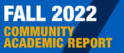 Fall 2022 Community Academic Report