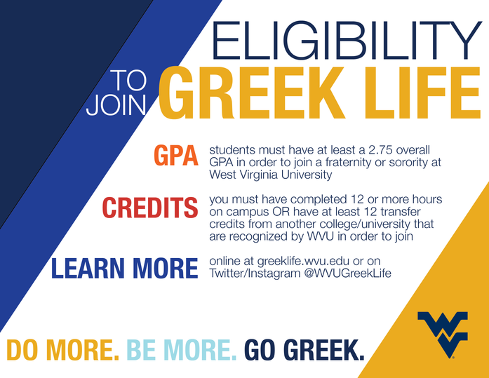 Eligibility to join Greek Life: GPA, Credits and Learn More 